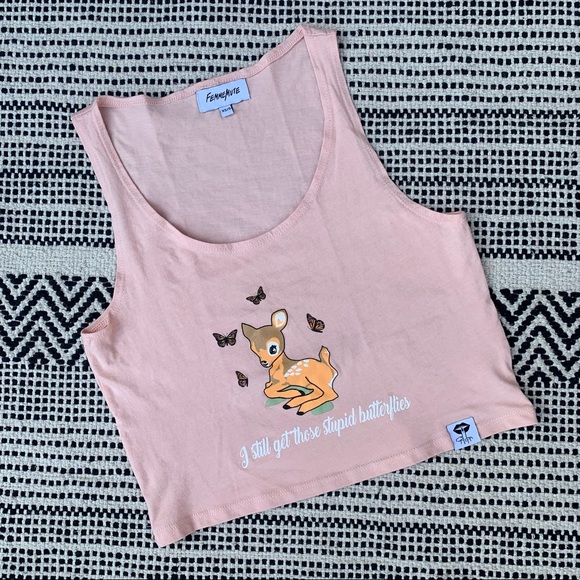 FEMMEMUTE Tops - FEMMEMUTE Bambi Crop Top size XS/S